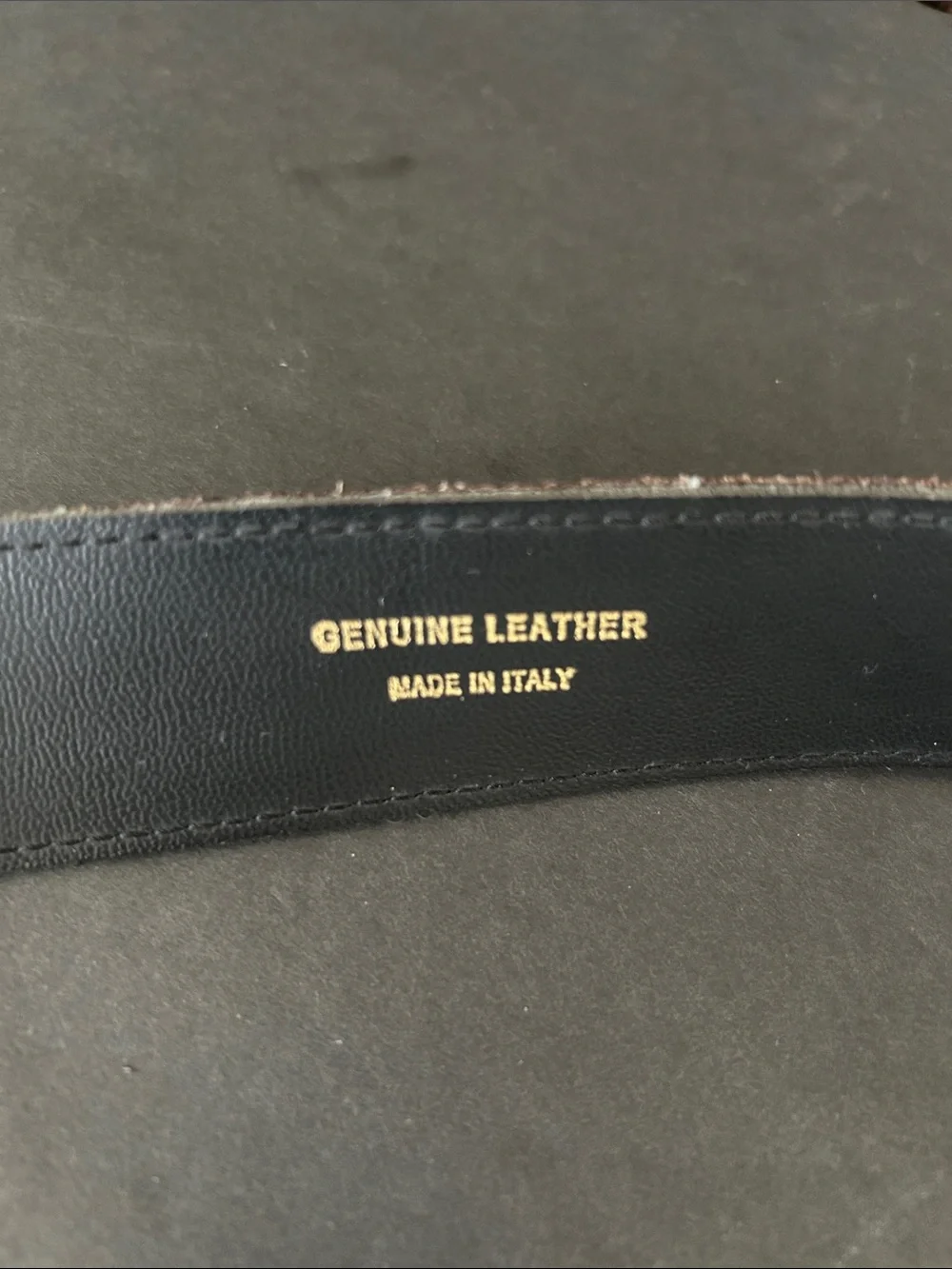 Jennifer Behr Brown Suede Belt with Crystal-Encrusted Buckle